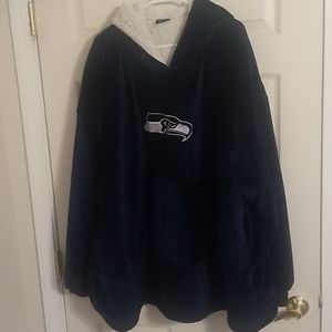 Seahawks plush lounge sweater